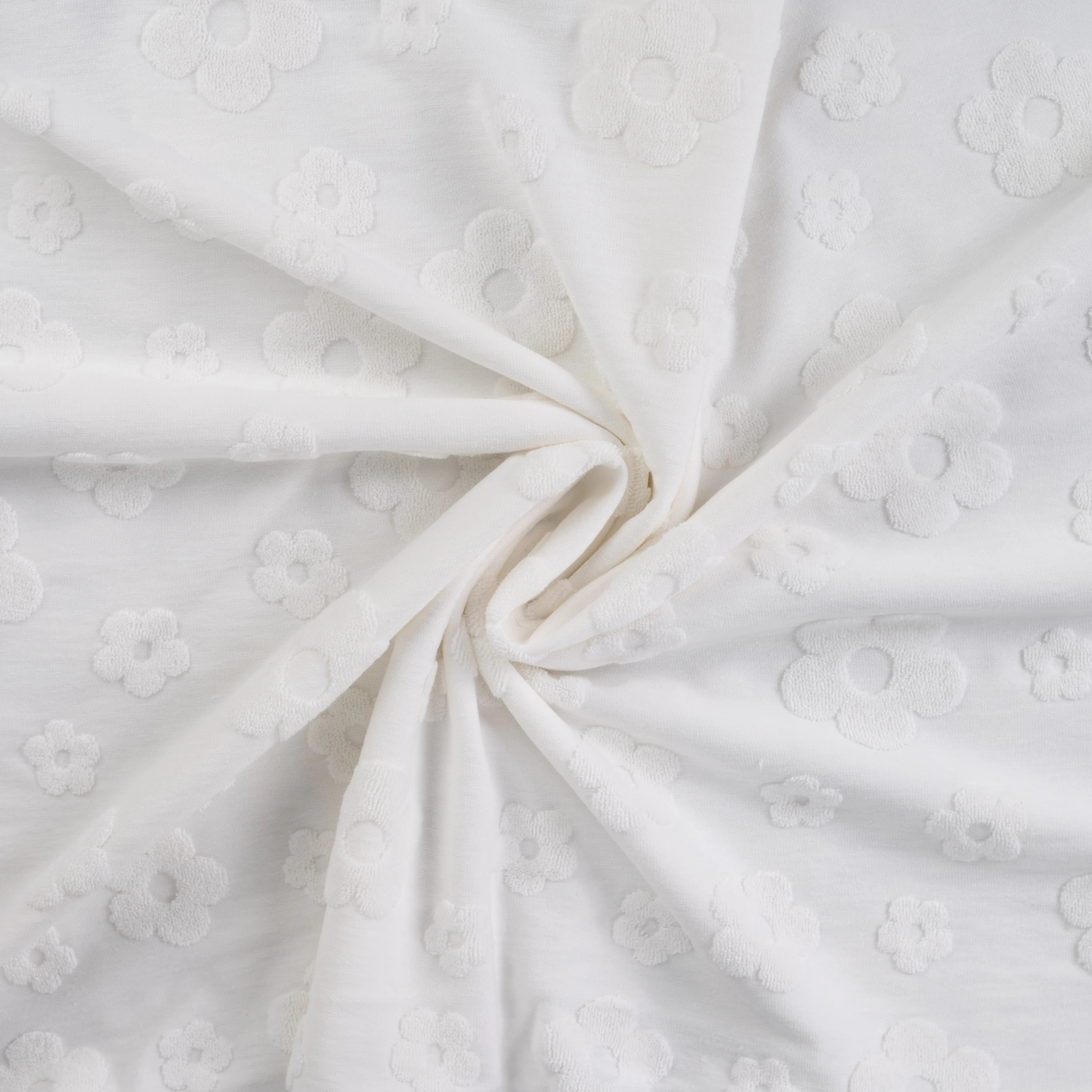 TERRY FLORALS - OFF WHITE