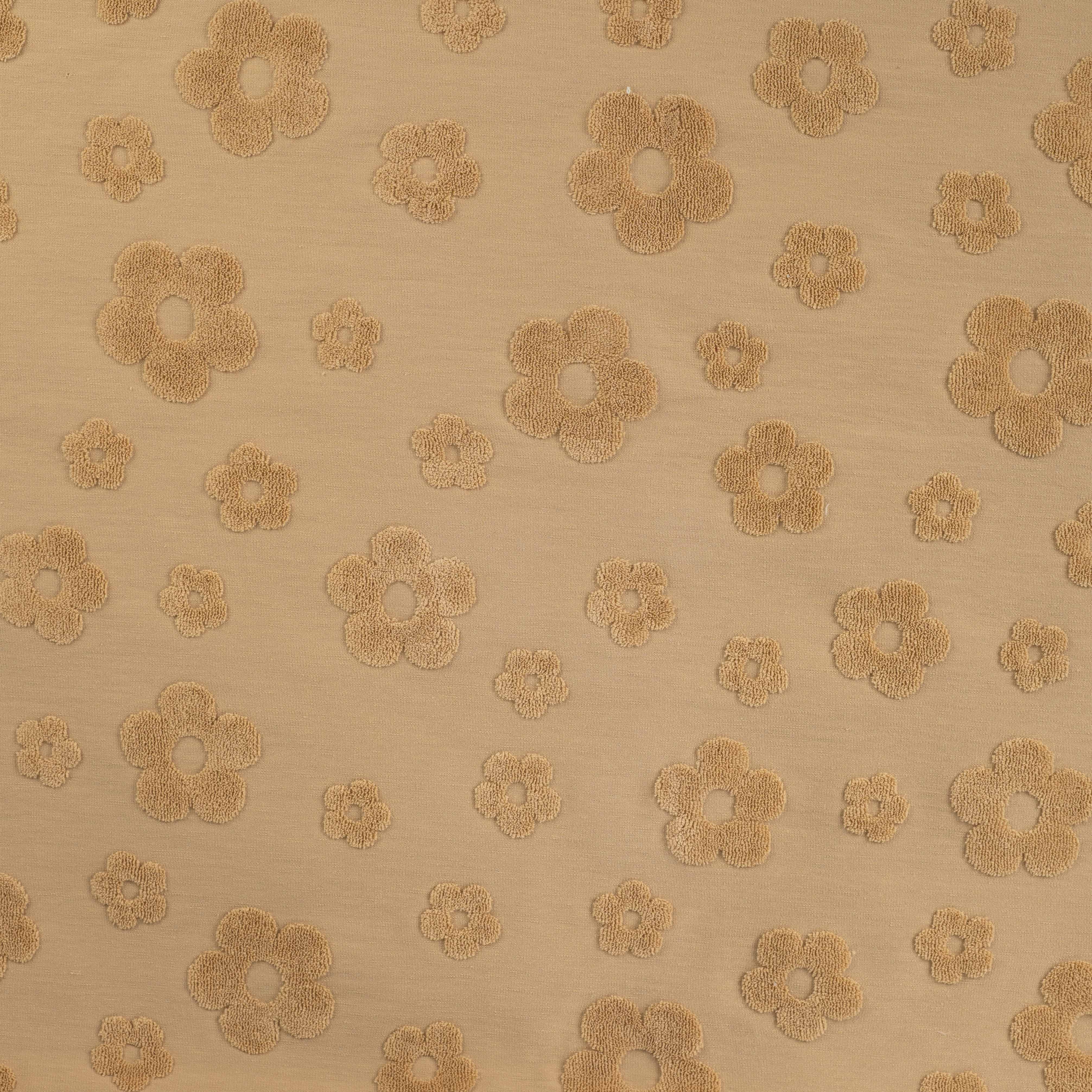 TERRY FLORALS - PALE CARAMEL - 4