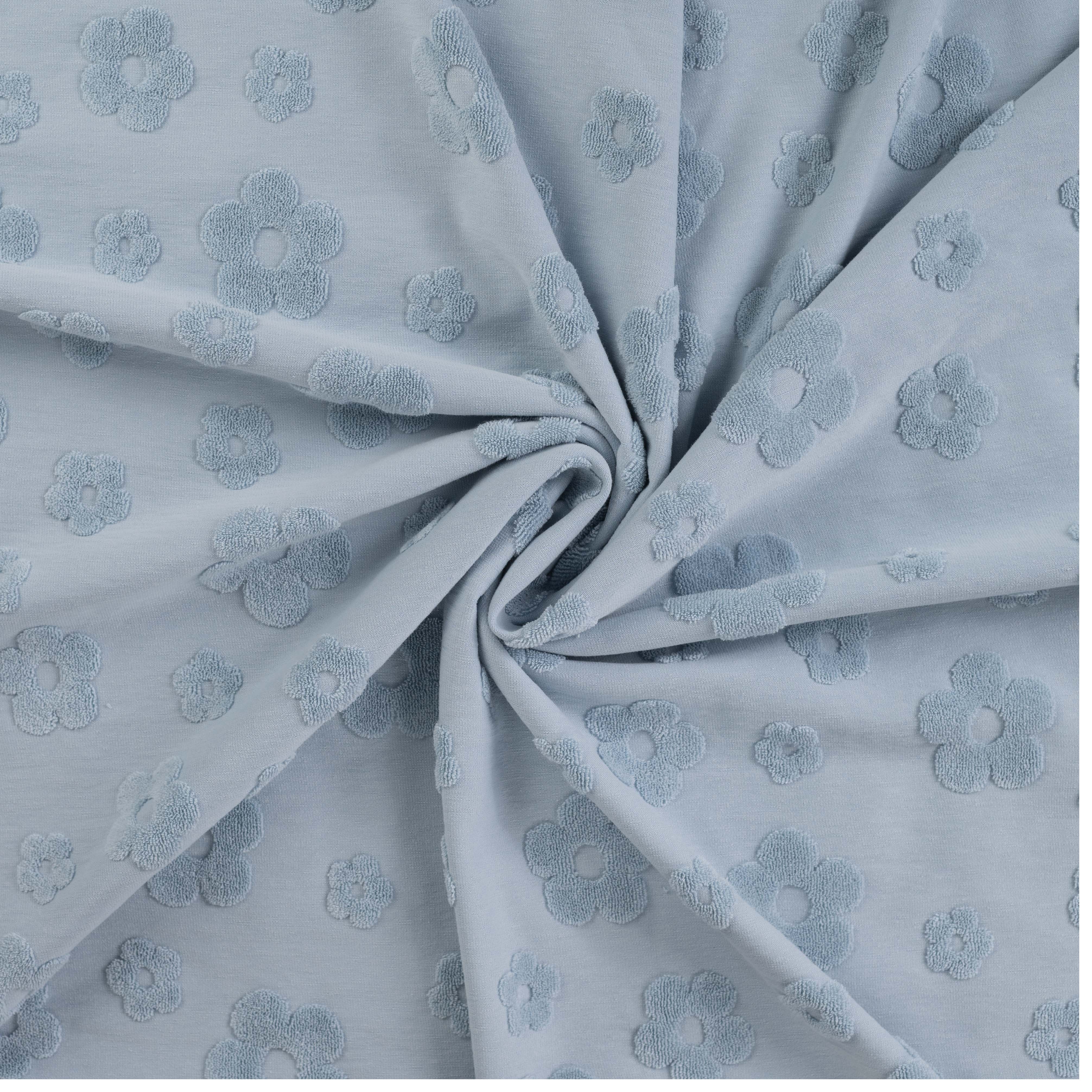 TERRY FLORALS - LIGHT BLUE