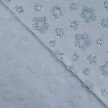 TERRY FLORALS - LIGHT BLUE