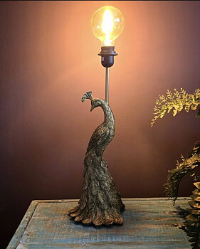 Lampfot - Peacock Gold