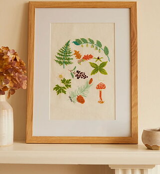 The Woodland Glade Cross Stitch Kit DMC Mindfulness BK1951
