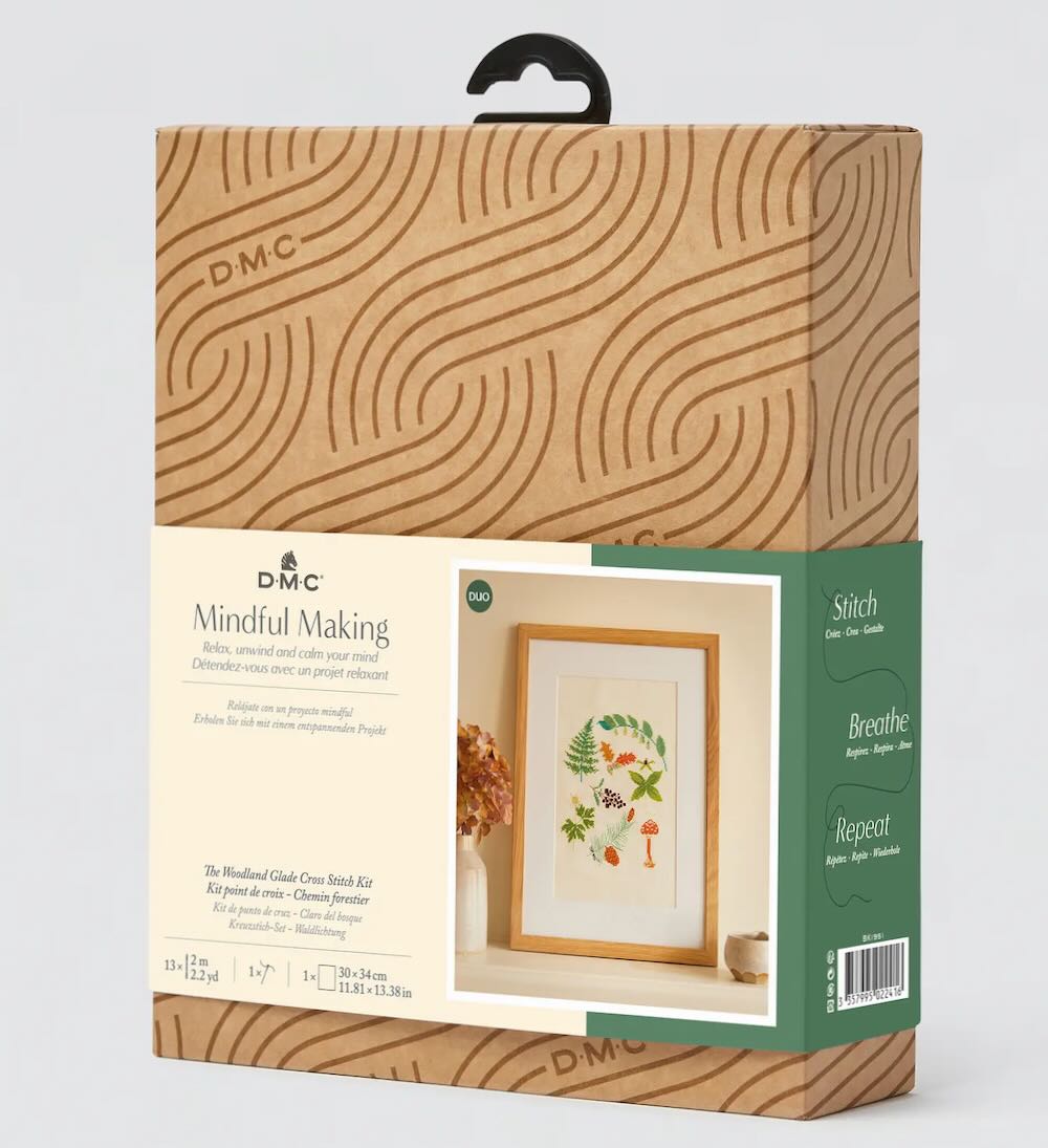 The Woodland Glade Cross Stitch Kit DMC Mindfulness BK1951 - 4