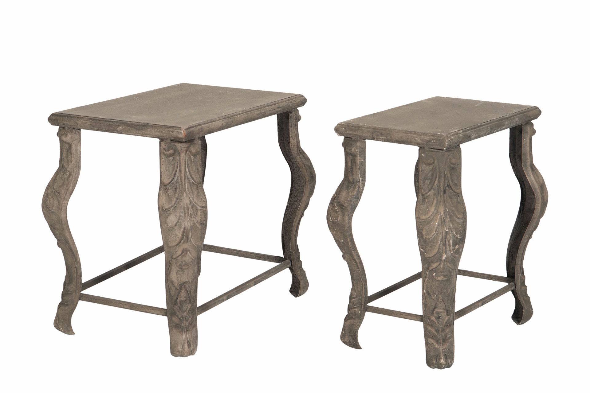 Table - Pedestal - Metal - 2-pack - 3