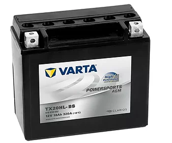 VARTA TX20HL-BS/YTX20HL-BS 12V 18Ah 320A 175x87x154 -  +