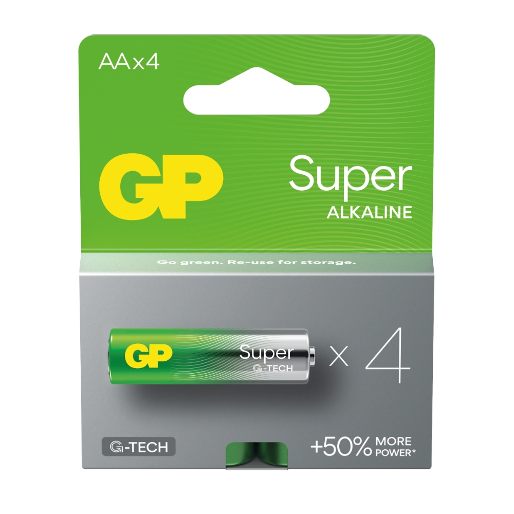 Batteri super AA/LR6 4-pack