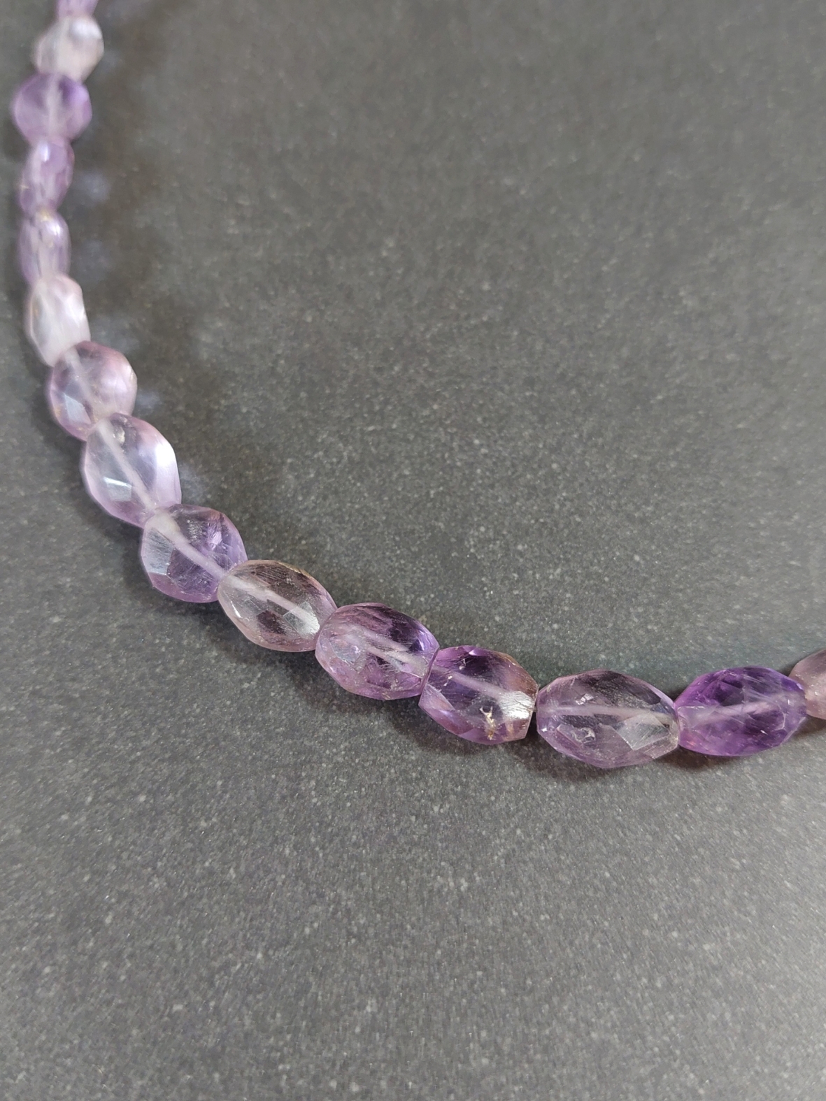 Fasettslipad Halsband med Ametist - 2