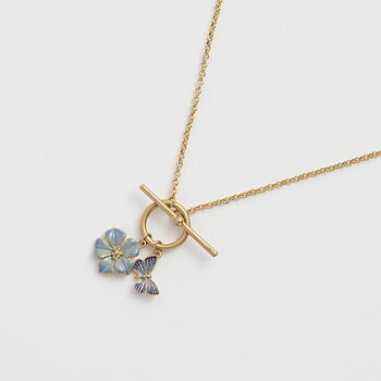 Fable Butterfly & Flower Halsband