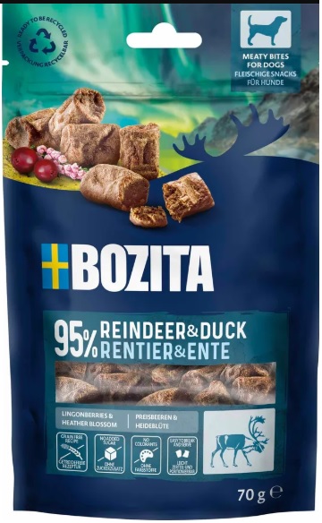 Bozita Snack Meaty Reindeer/duck 70 gr
