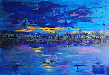 Blue night (Gicleè)