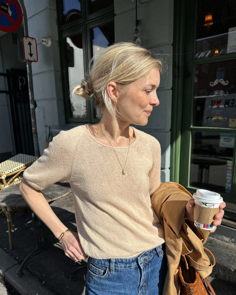 Cumulus Tee O-neck | PetiteKnit