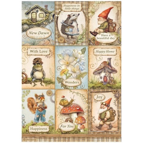 Hidden Grove A4 Rice Paper Selection  - 4
