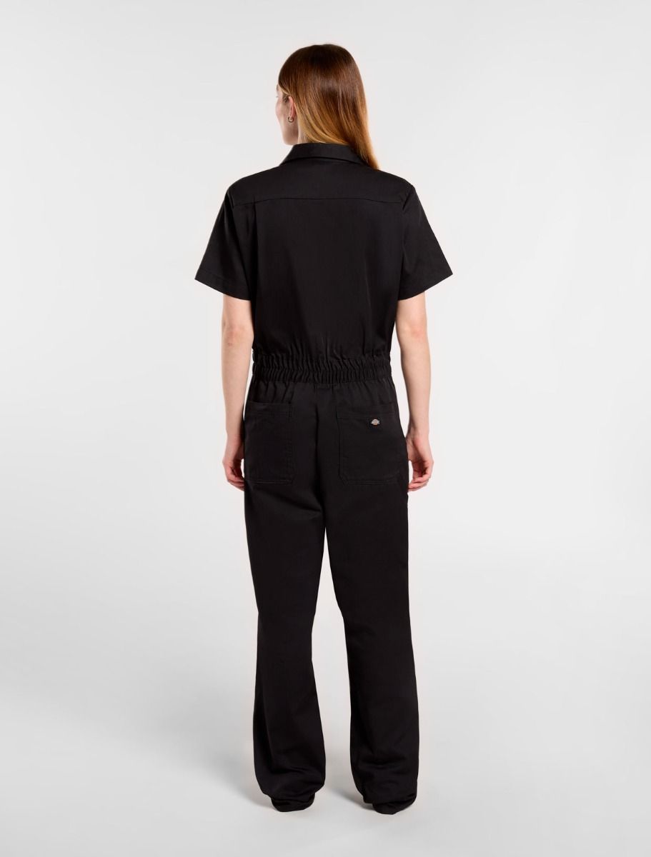 svart kortärmad overall från Dickies - 4