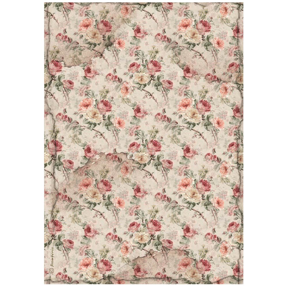 Selection 6 Rice paper A4 - House of Roses  - 6