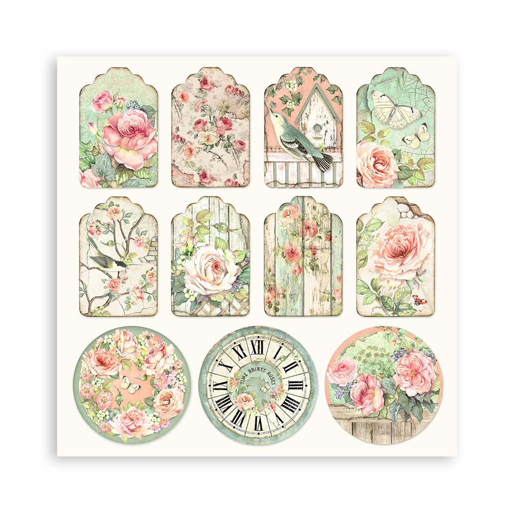 Scrapbooking Pad 22 sheets cm 30,5x30,5 (12"x12") Single face - House of Roses - 20