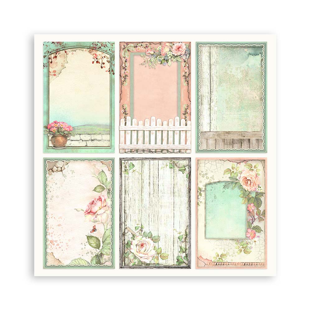 Scrapbooking Pad 22 sheets cm 30,5x30,5 (12"x12") Single face - House of Roses - 5