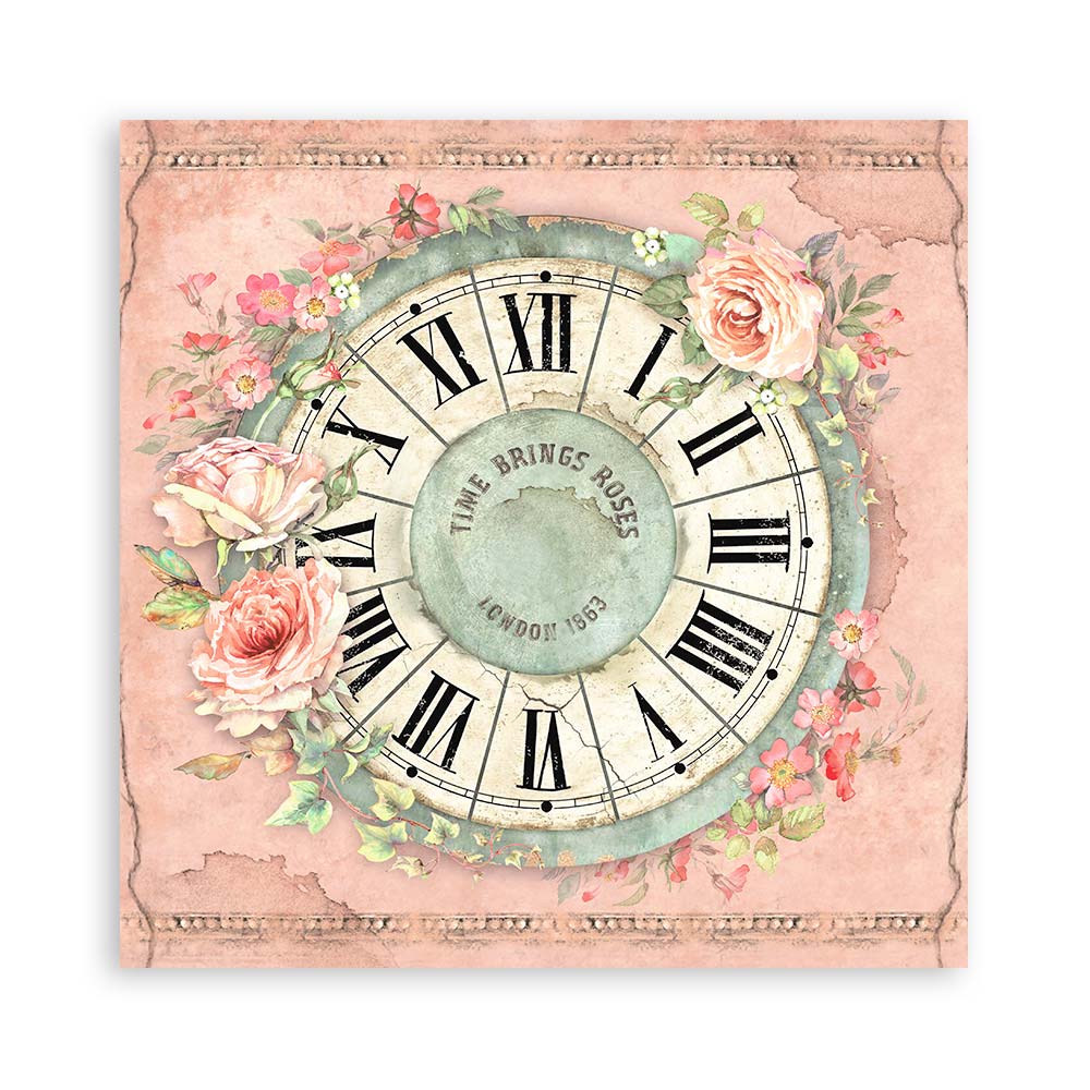 Scrapbooking Pad 22 sheets cm 30,5x30,5 (12"x12") Single face - House of Roses - 12