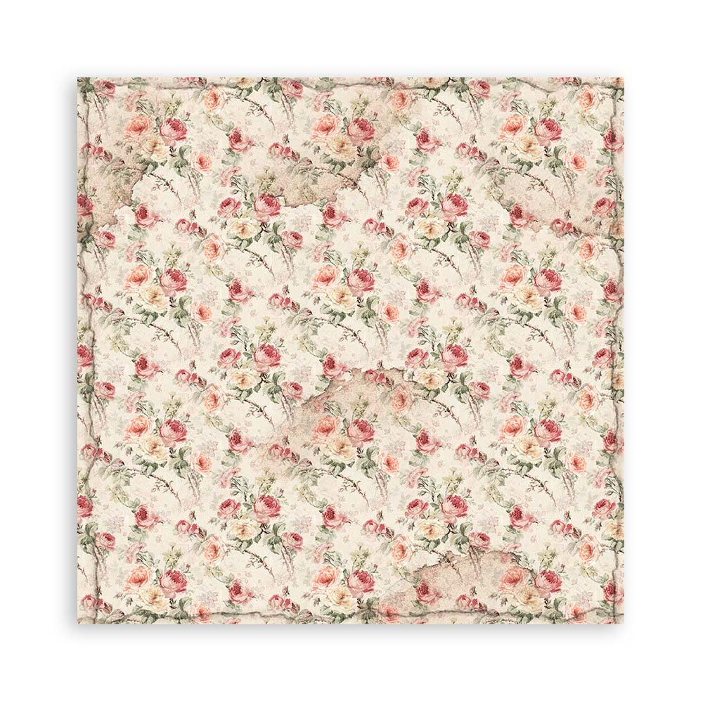 Scrapbooking Pad 22 sheets cm 20,3X20,3 (8"X8") Single Face House of Roses  - 9
