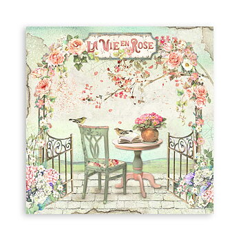 Scrapbooking Pad 22 sheets cm 20,3X20,3 (8"X8") Single Face House of Roses 