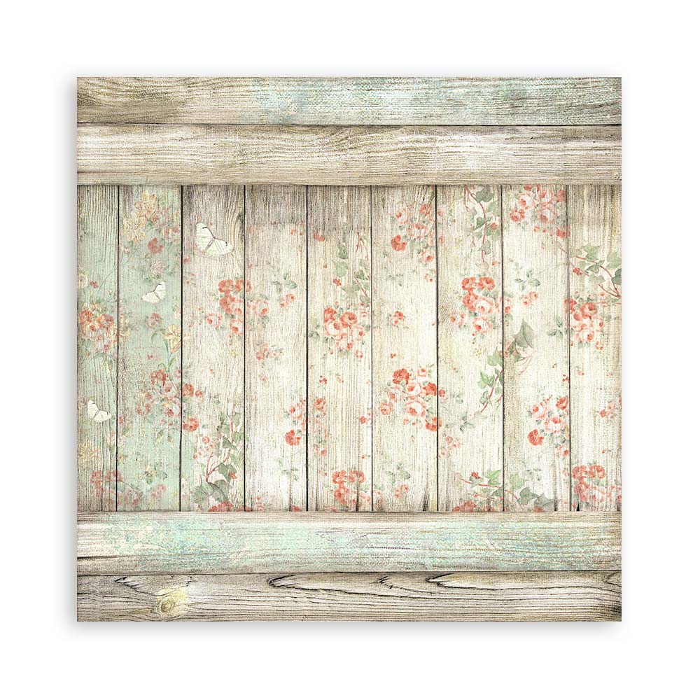 Scrapbooking Pad 22 sheets cm 20,3X20,3 (8"X8") Single Face House of Roses  - 17