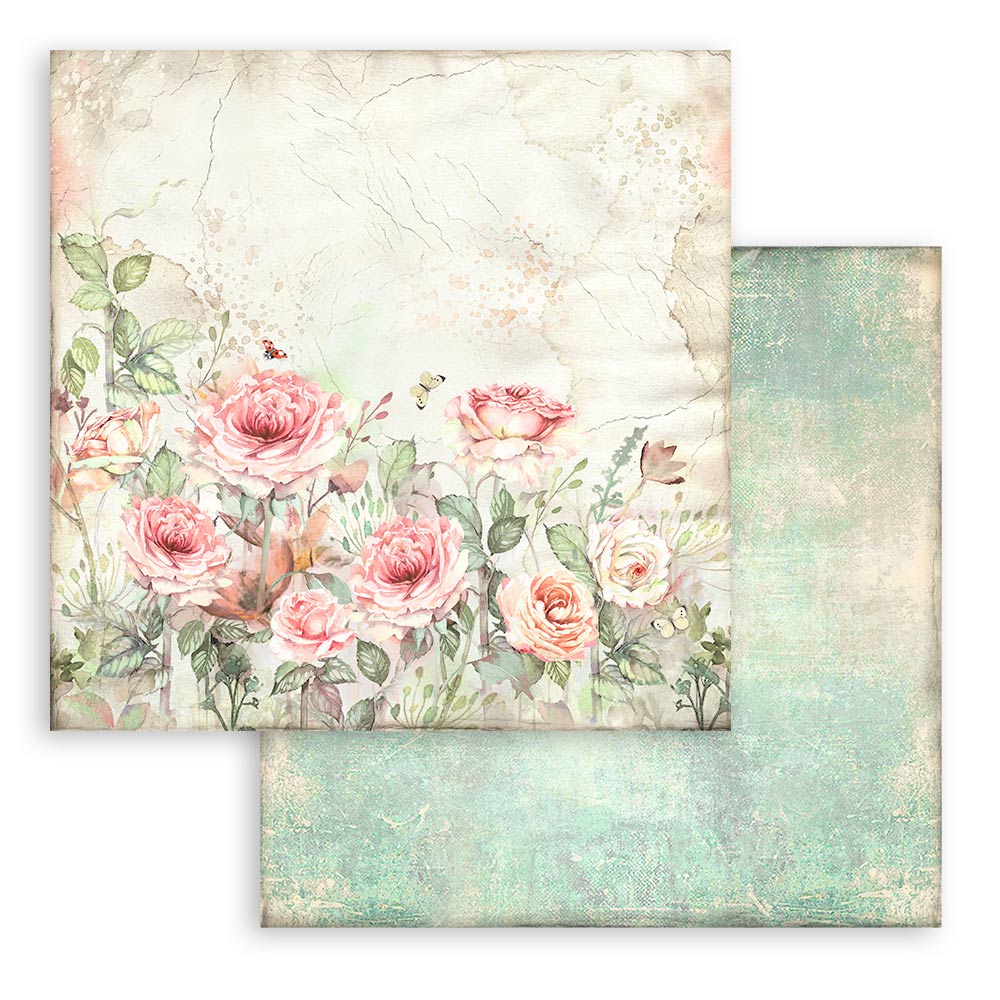 Scrapbooking Small Pad 10 sheets cm 20,3X20,3 (8"X8") - House of Roses - 7