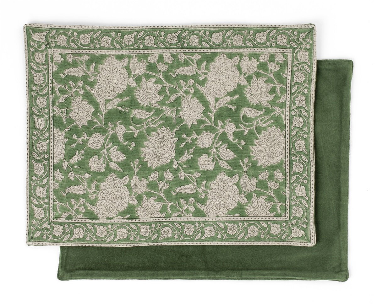 Bordstablett - INDIAN ROSE Green - Chamois