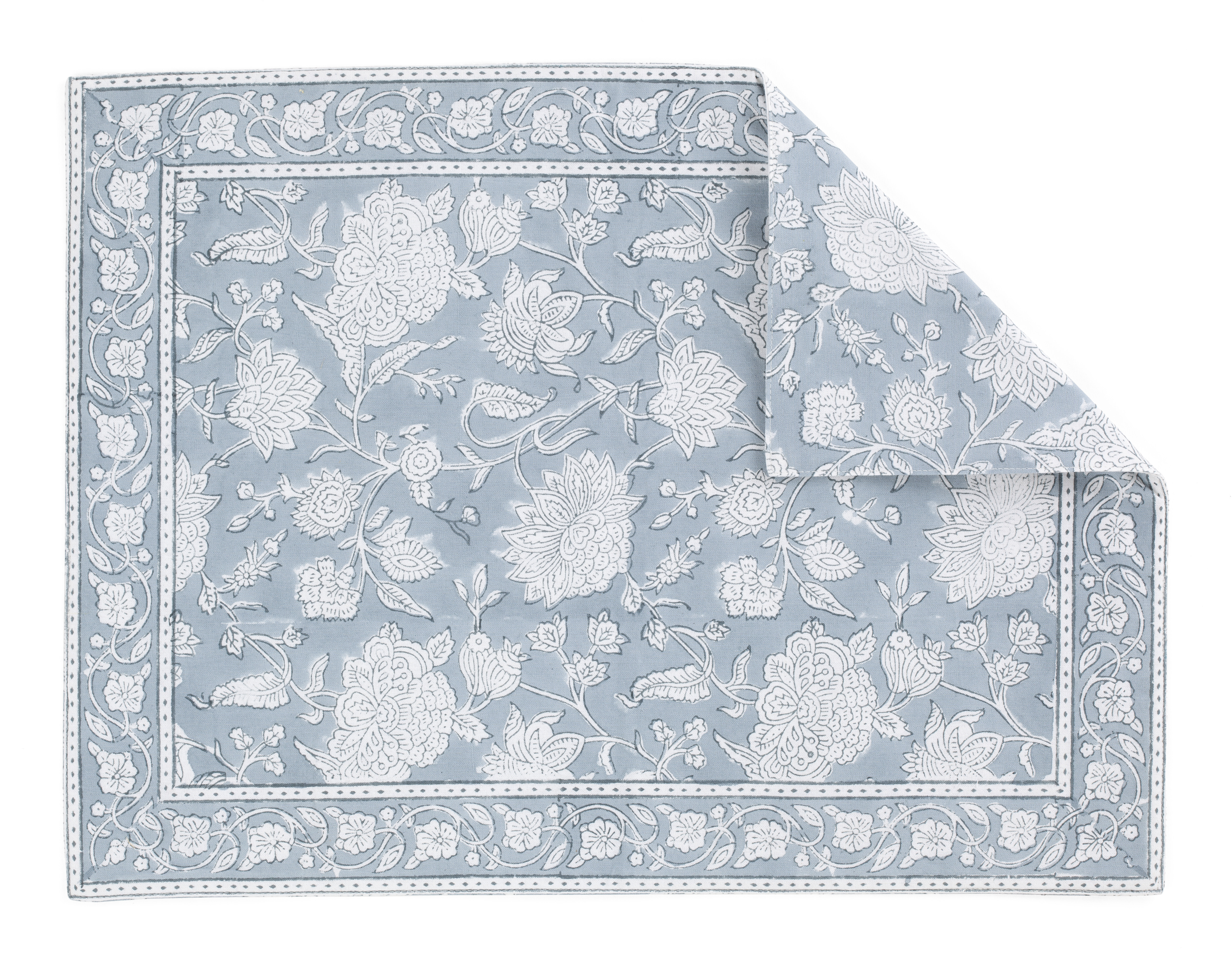 Bordstablett - INDIAN ROSE Dusty Blue - Chamois