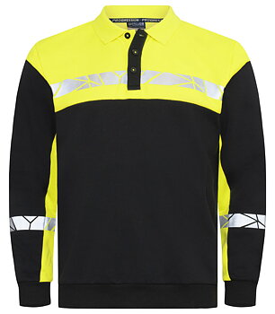 Projob Progression 7100 Sweatshirt med tre knappar framtill