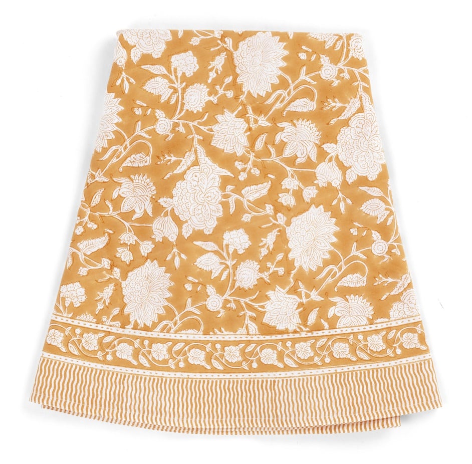Rund duk - INDIAN ROSE - Chamois - 3