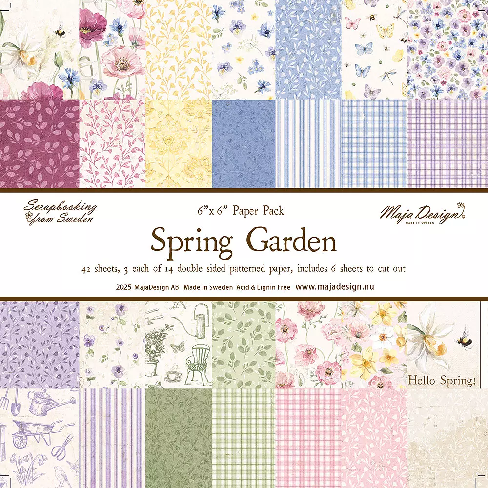 Maja Design Spring Garden - 6"x6" Collection pack