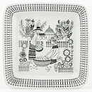 ライヤ・ウオシッキネン  Emiliaシリーズ  四角いお皿  Dish  (18cm)  1959年 (3)