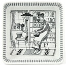ライヤ・ウオシッキネン  Emiliaシリーズ  四角いお皿  Bowl (14cm)  1959年 (3)