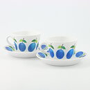 スティグ・リンドベリ Prunusシリーズ  コーヒーカップ＆ソーサー  1962年  9cm  2セット (6)