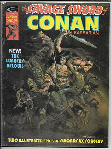 Savage Sword of Conan # 6 VG