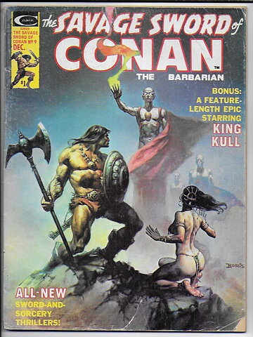 Savage Sword of Conan # 9 GD
