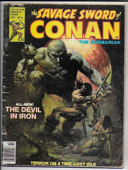 Savage Sword of Conan # 15 GD