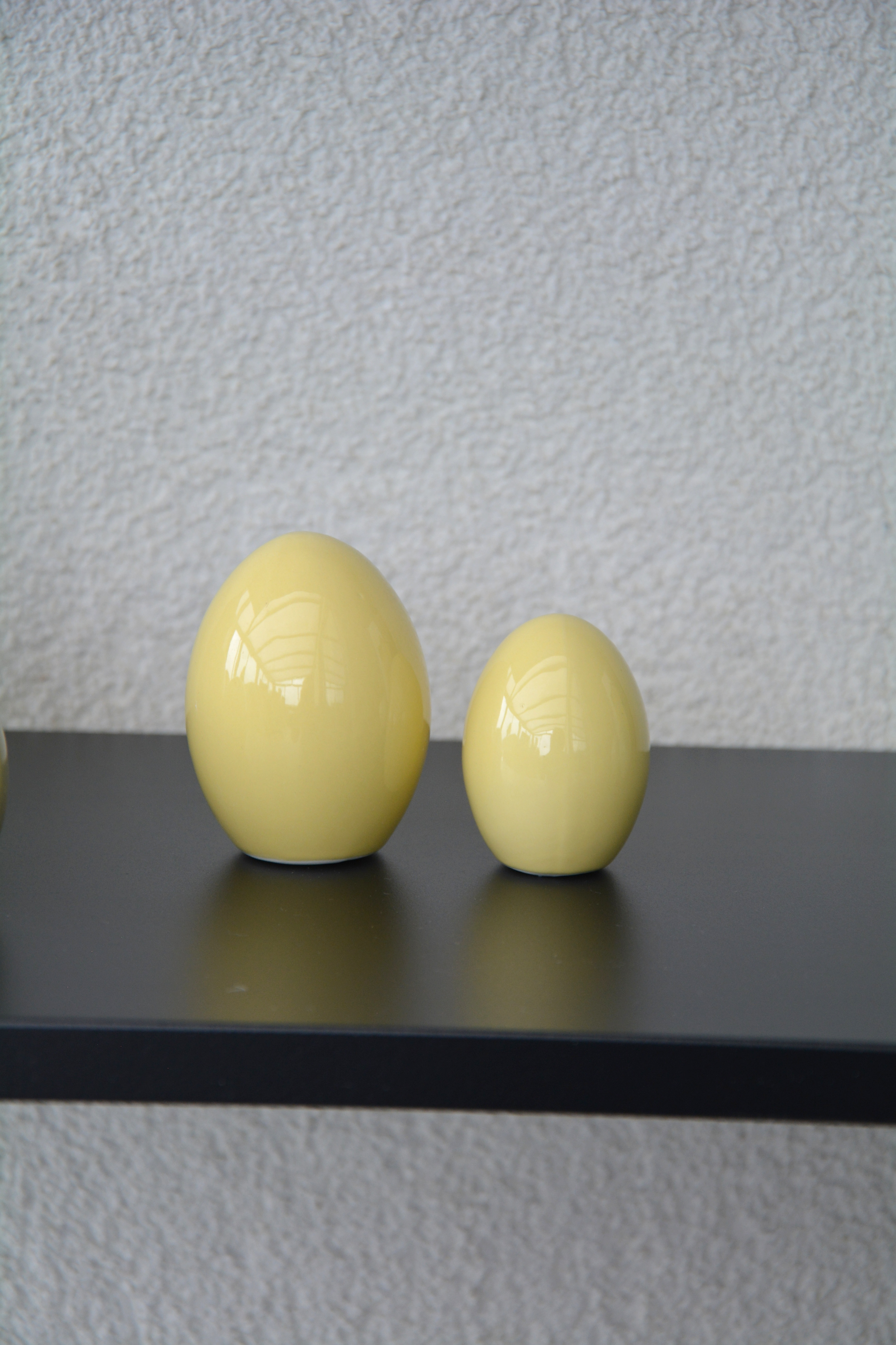 Ägg Hilda ljusgul keramik litet 5,5 cm - 4