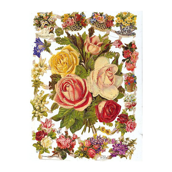 Bogmærker Second Hand - Fugle og Blomster Vintage EF7246, 7073