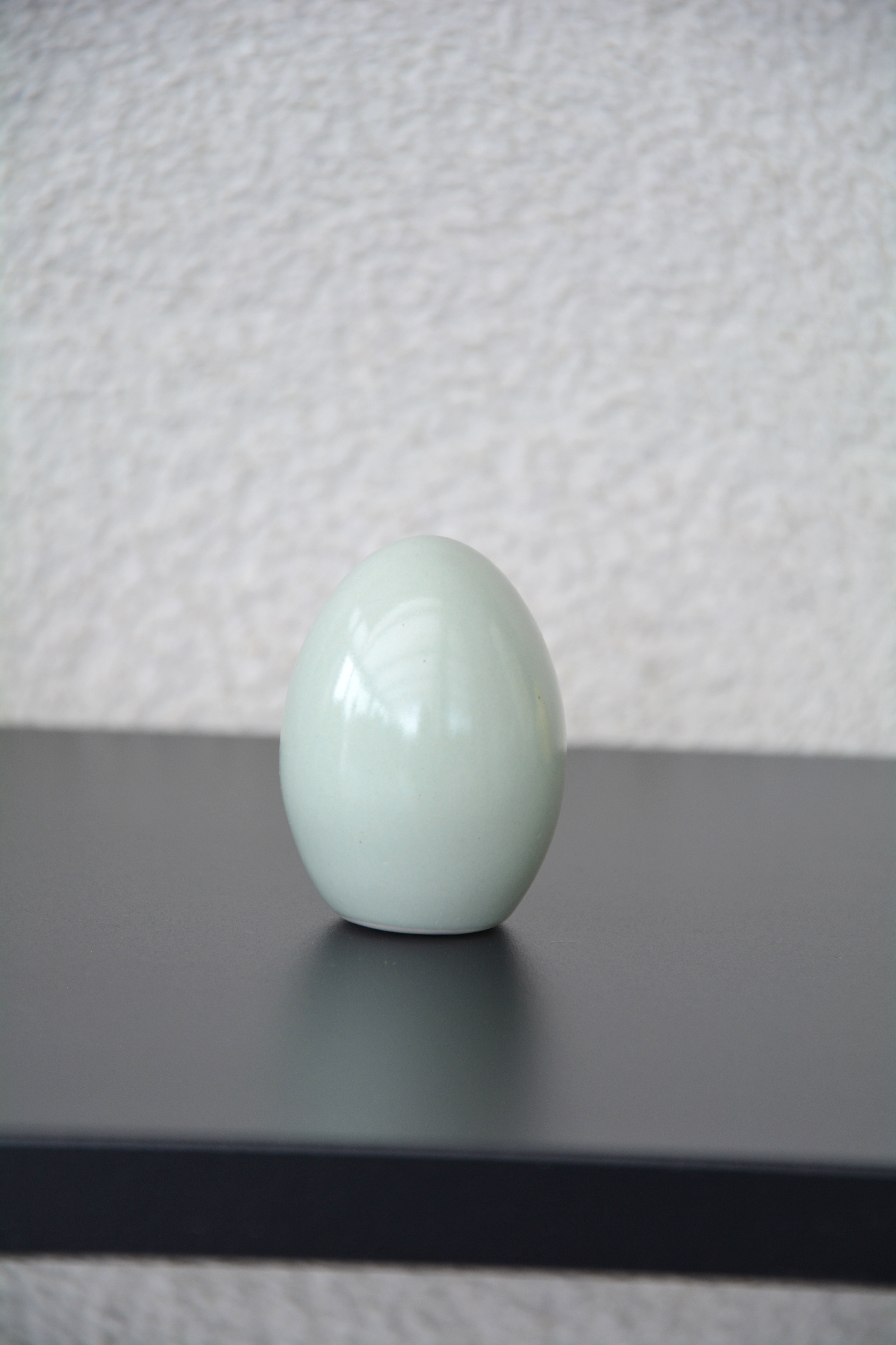 Ägg Hilda mint keramik litet 5,5 cm