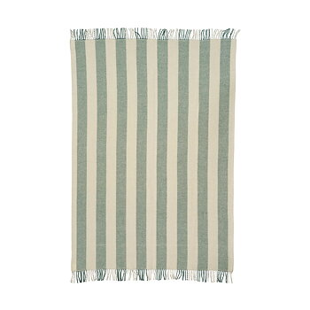 GOTLAND vertikal stripe grön Klippan Yllefabrik