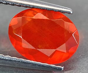 Ópalo de fuego mexicano suelto natural de alta calidad de 0,83 ct