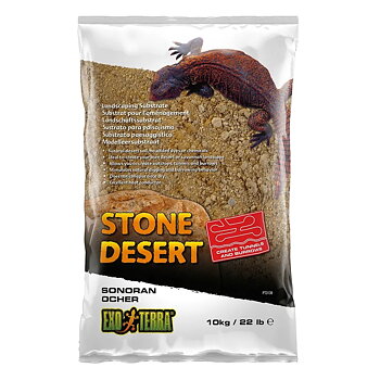Stone Dessert Ockra Grävsubstrat Exoterra, 10kg