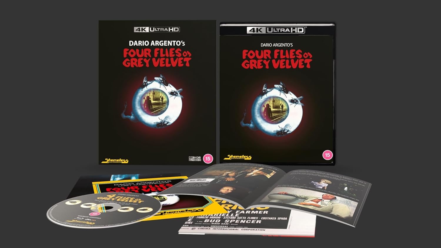 Four Flies On Grey Velvet (Limited Collector's Edition) (ej svensk text) (4K Ultra HD) - 3