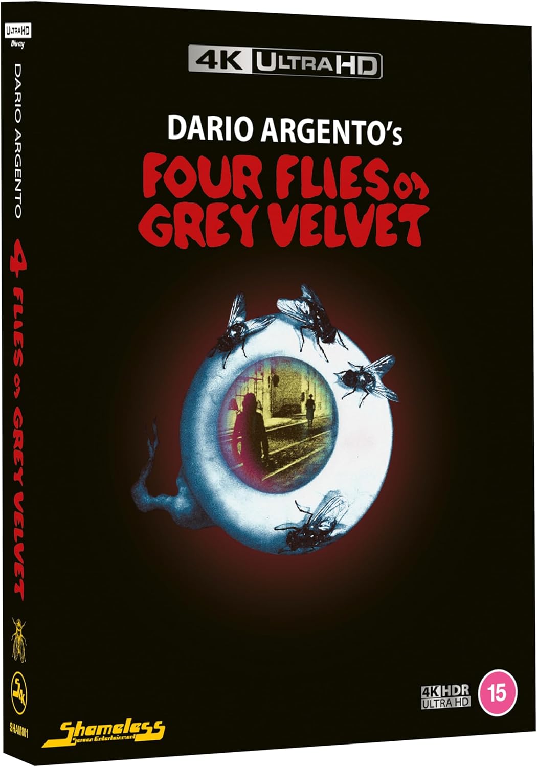 Four Flies On Grey Velvet (Limited Collector's Edition) (ej svensk text) (4K Ultra HD)