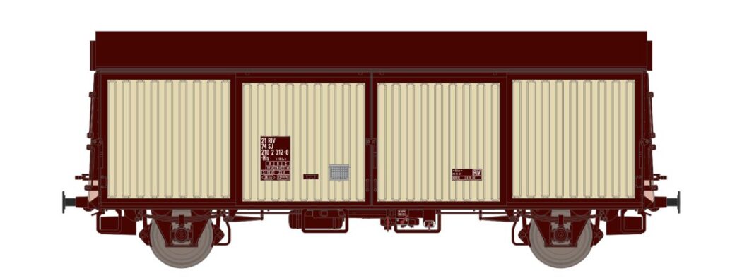 Godsvagn His 21 RIV 74 210 2 312-8, SJ - 2