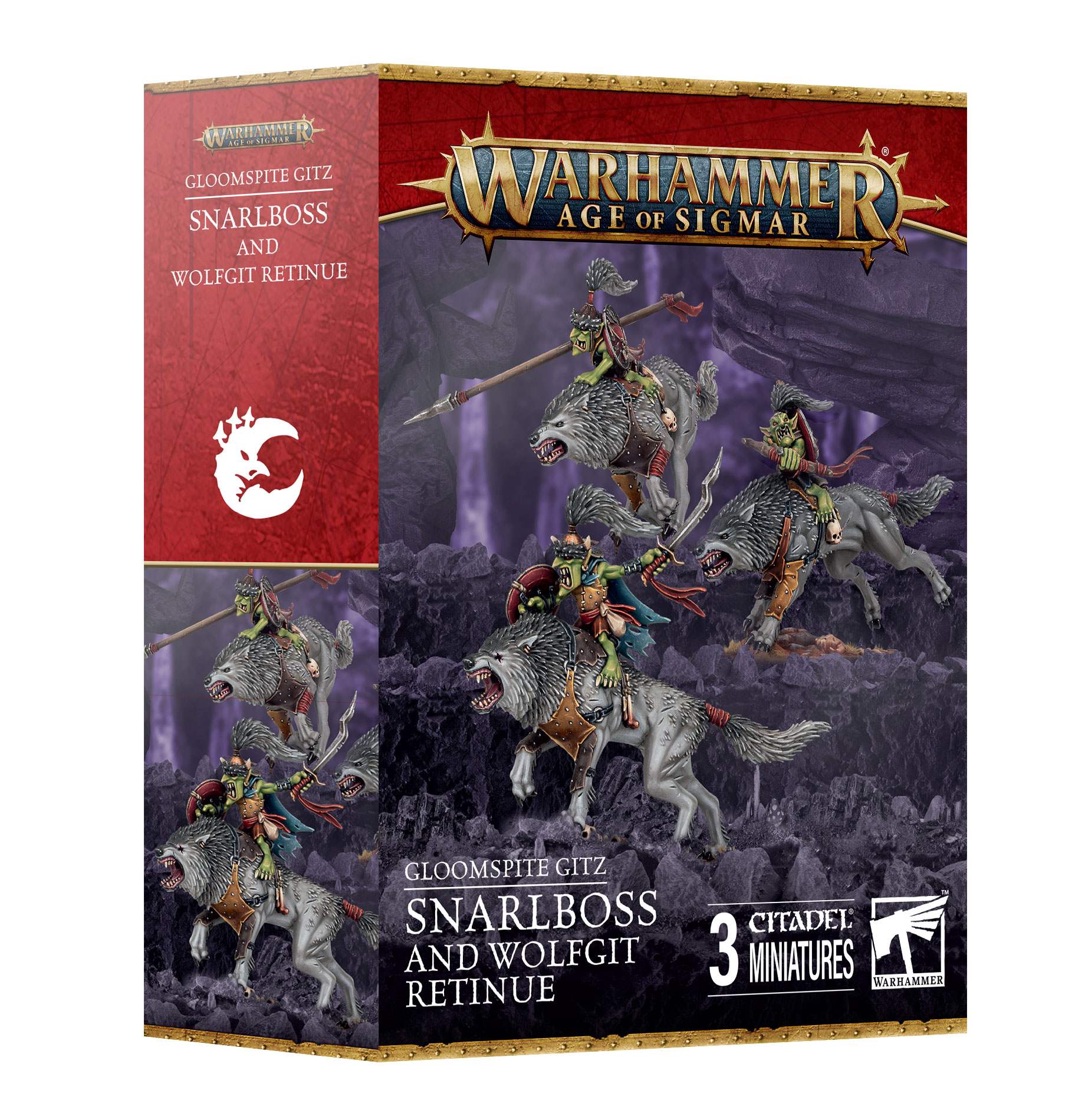 Gloomspite: Snarlboss & Wolfgit Retinue