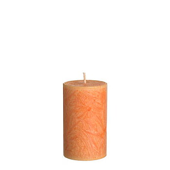 Crystal candle Orange 6x10