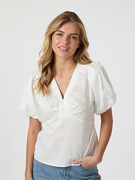 Neo Noir Illana Poplin Blouse