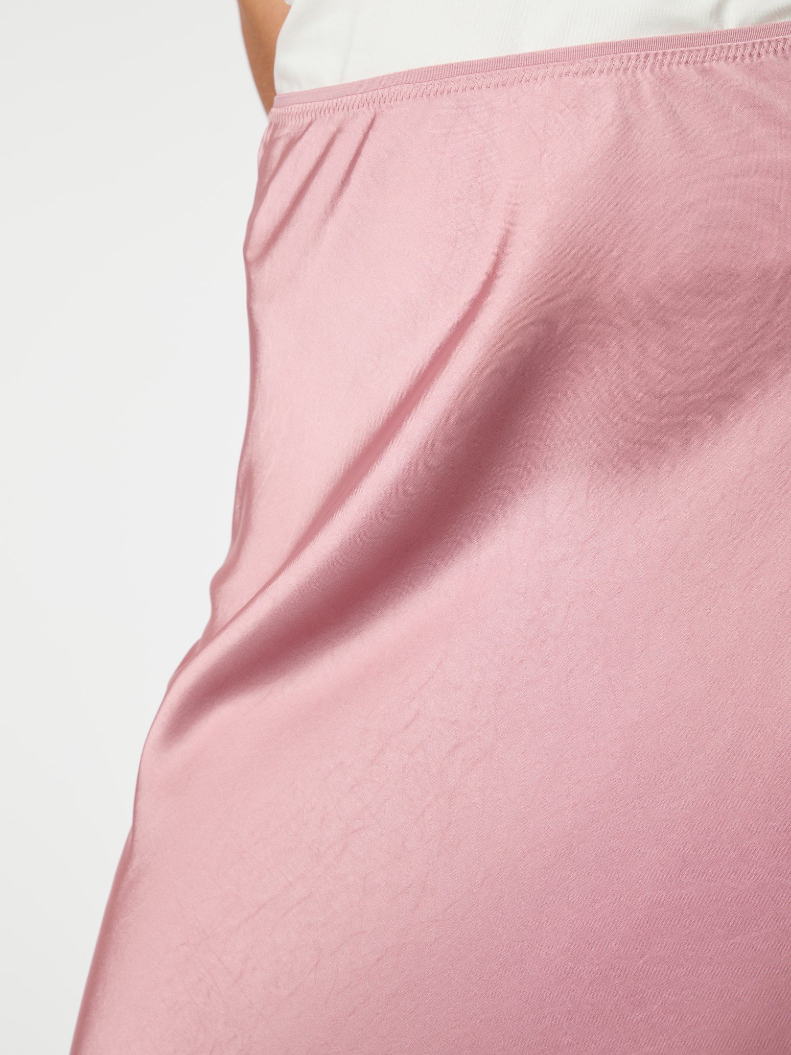 Neo Noir Vicky Heavy Sateen Skirt Evening Rose - 5