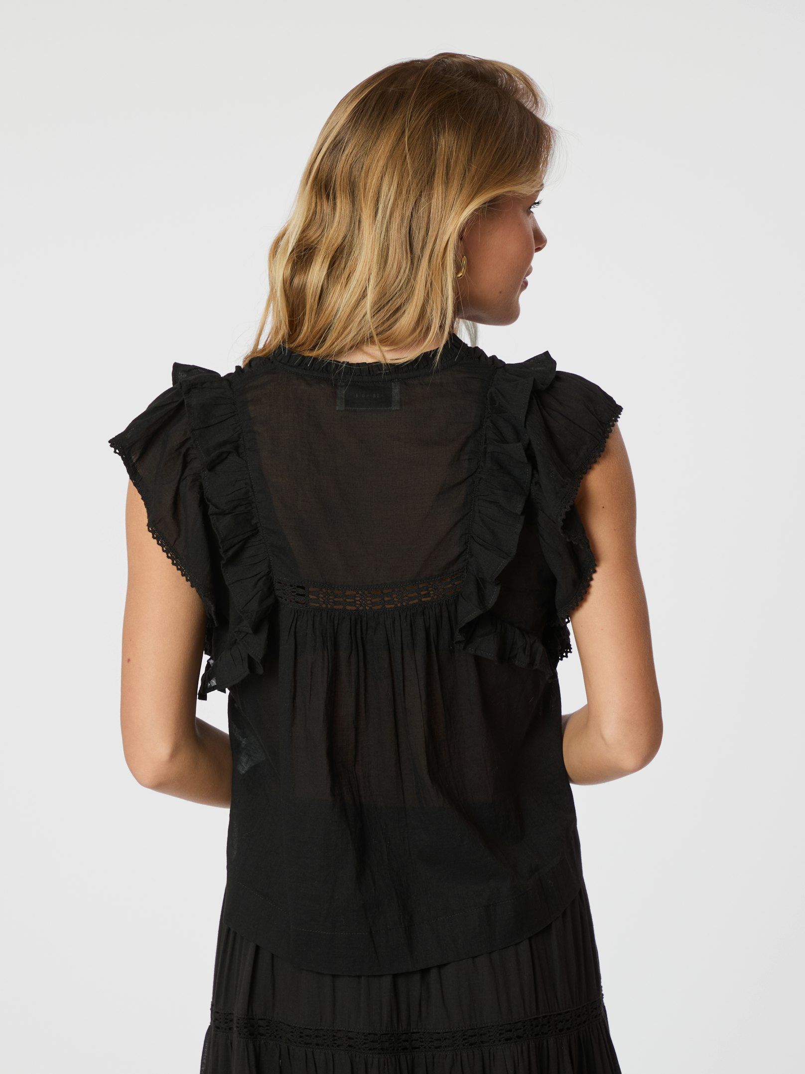 Neo Noir Jayla S Voile Top - 4